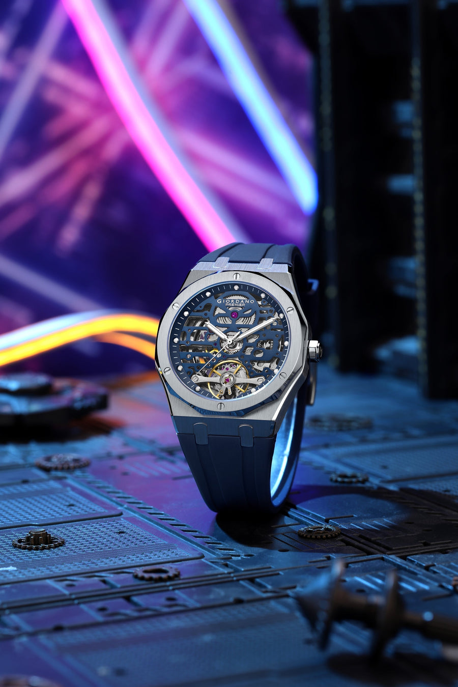 Giordano Premier Phantom Collection Automatic Watch for Men - GZ-50224-03