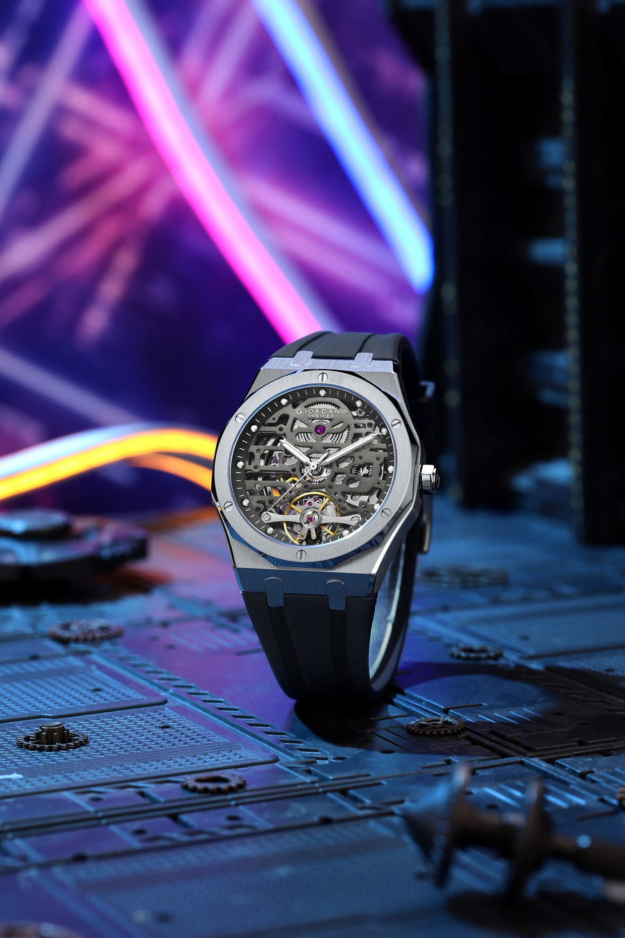 Giordano Premier Phantom Collection Automatic Watch for Men - GZ-50224-02