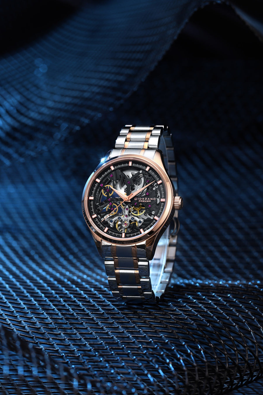 Giordano Premier Fortezza Collection Automatic Watch for Men - GZ-50225-33