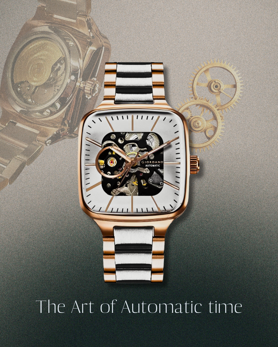 Giordano GZ-50121-33 Automatic Skeleton Watch – Catalogue Exclusive