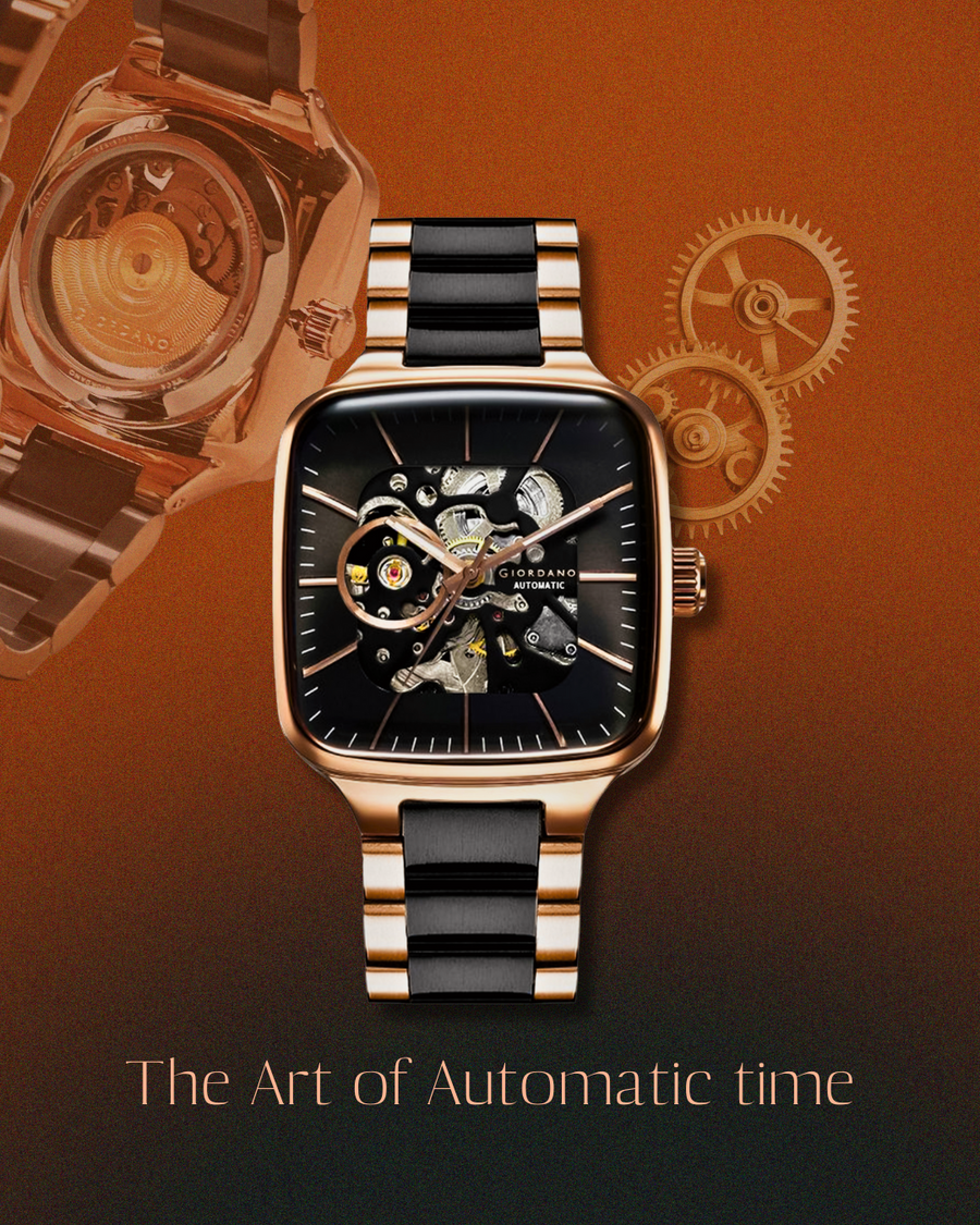Giordano GZ-50121-11 Automatic Skeleton Watch – Catalogue Exclusive