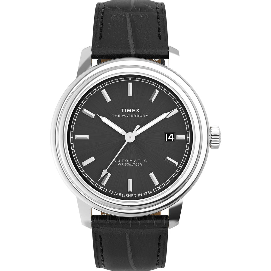 TIMEX Waterbury Black Round Dial Mechanical Automatic Men's Automatic watch - TW2Y23000UJ