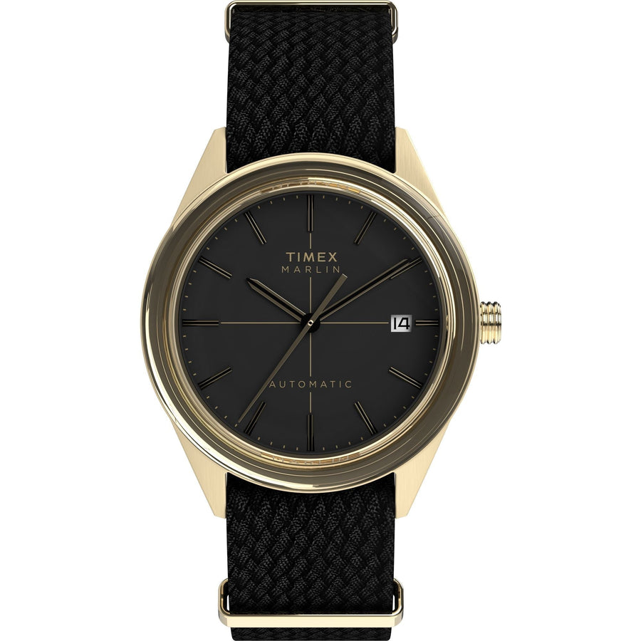 TIMEX Marlin Jet Black Round Dial Mechanical Automatic Men's Automatic watch - TW2Y24300UJ