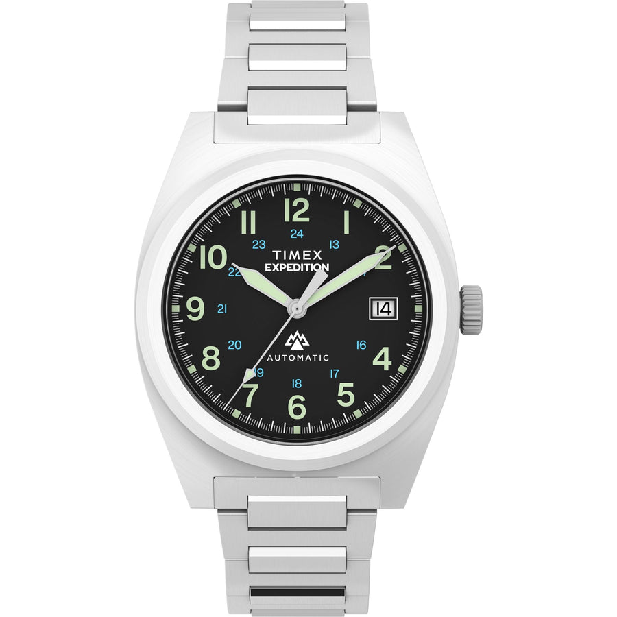 TIMEX Capstone Black Round Dial Mechanical Automatic Men's Automatic watch - TW2Y39600UJ