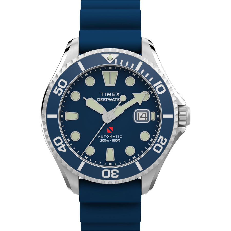 TIMEX Deep Water Meridian Blue Round Dial Mechanical Automatic Men's Automatic watch - TW2Y39900UJ