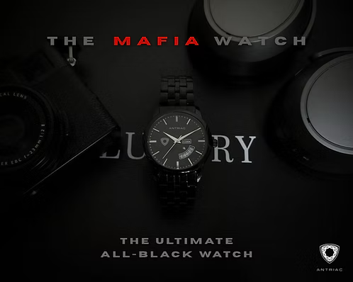 The Mafia Watch - The Ultimate All-Black Watch